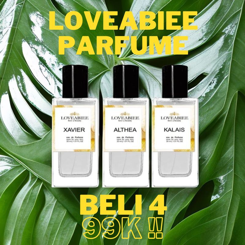 Parfum Beli 4 99k bebas pilih 30ml EDP Loveabiee