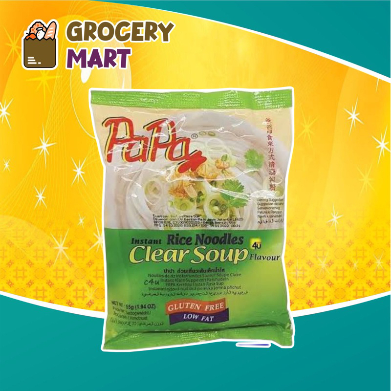 

Papa RICE NOODLES Clear Soup Bihun Kwetiau