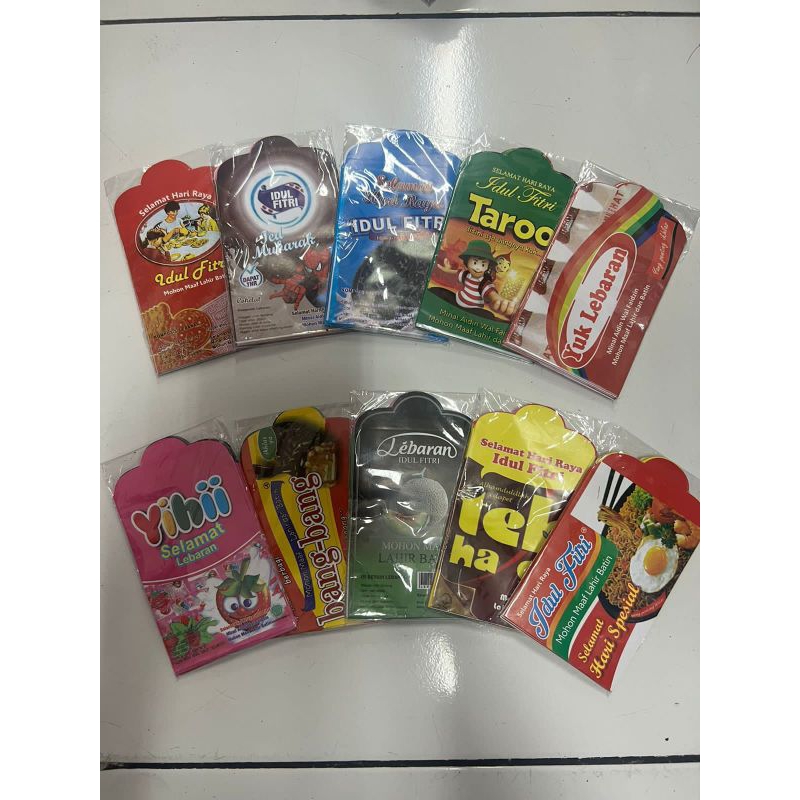 

amplop lebaran model snack/amplop lucu/amplop murah