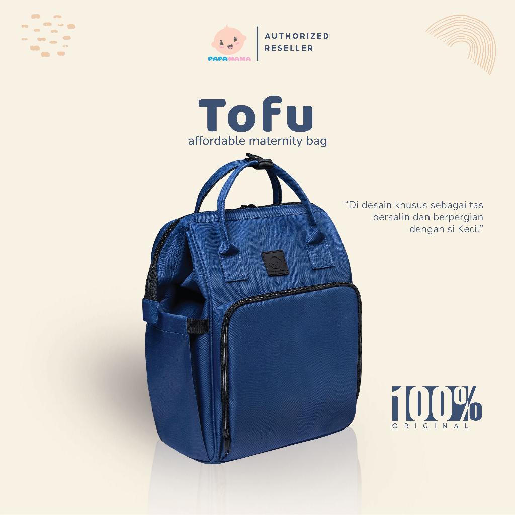 Papamama Tofu Maternity Bag - Tas Diaper Baby - 1019