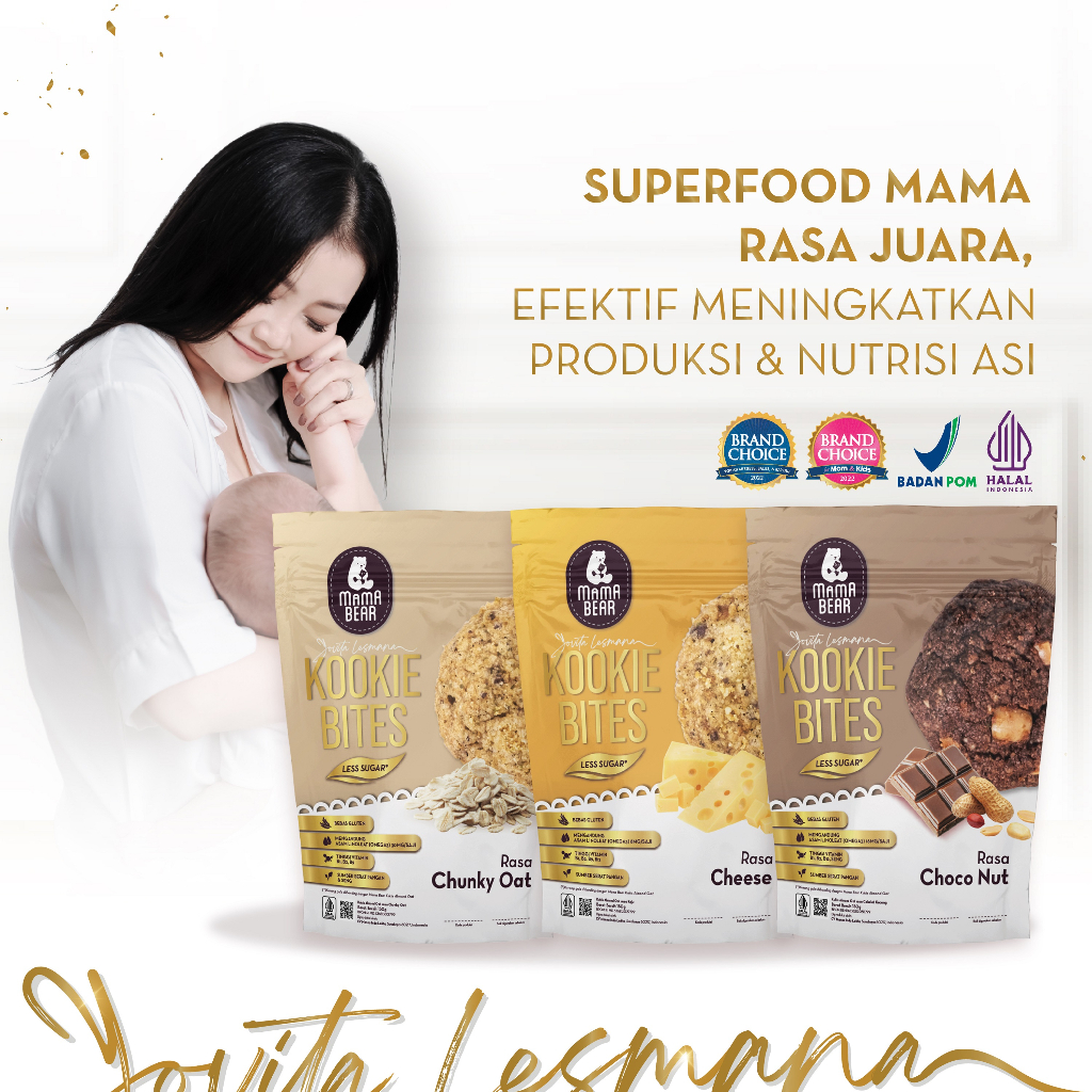 Mamabear Kookie Bites x Yovita Lesmana ASI Booster biskuit