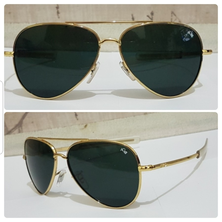 KACAMATA HITAM AO LENSA KACA PREMIUM