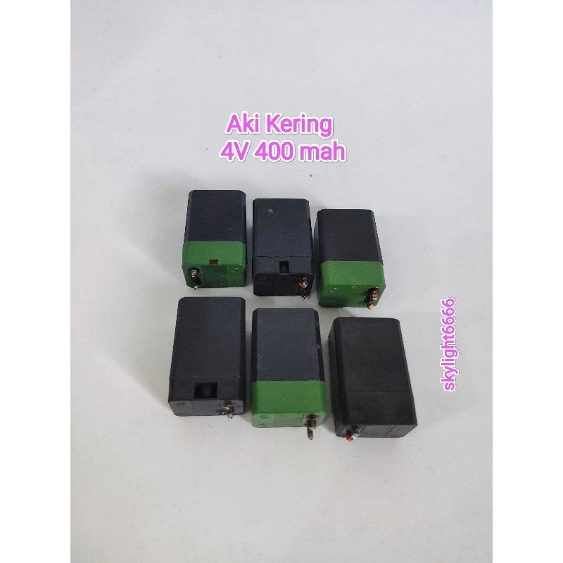 Baterai Aki Kering 4V 400mah Returan