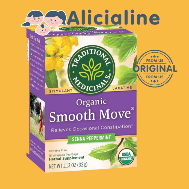 

Traditional Medicinals Organic Smooth Move Senna Peppermint Tea Bags