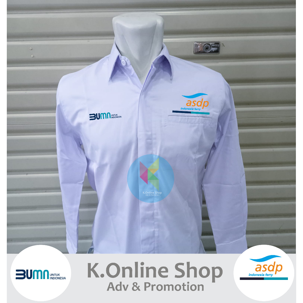 kemeja bumn untuk indonesia asdp seragam bumn untuk indonesia asdp baju bumn untuk indonesia asdp le