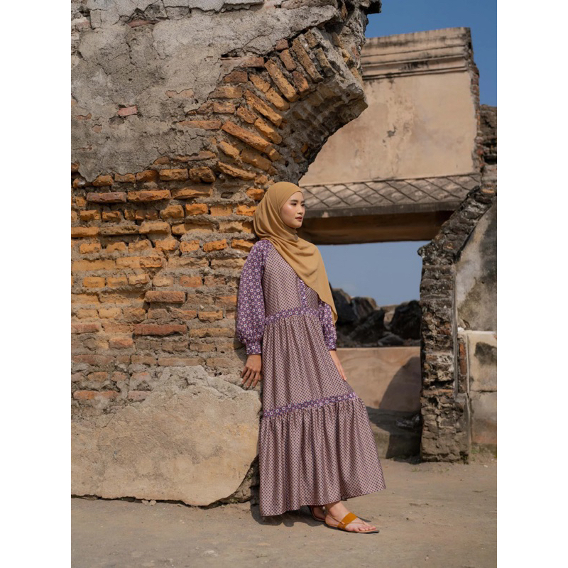 Nafra Dress Mix Aleza Label