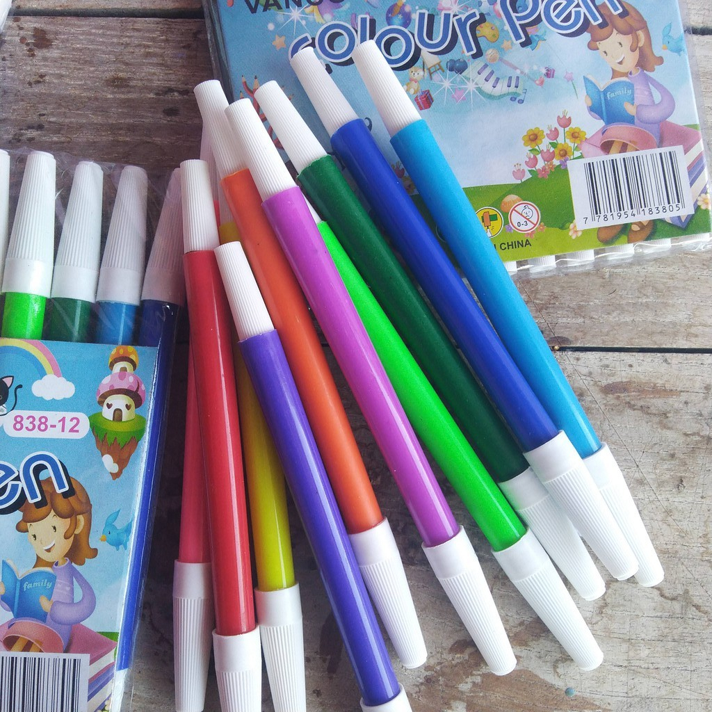 

(PAK) SPIDOL WARNA EXSIS / VIS-1 / VANCO / SPIDOL MURAH 12 WARNA