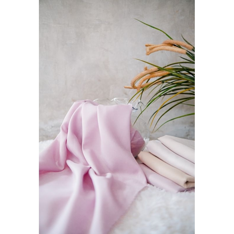 Hijab Segi Empat | Polos | Laser cut | Wangi