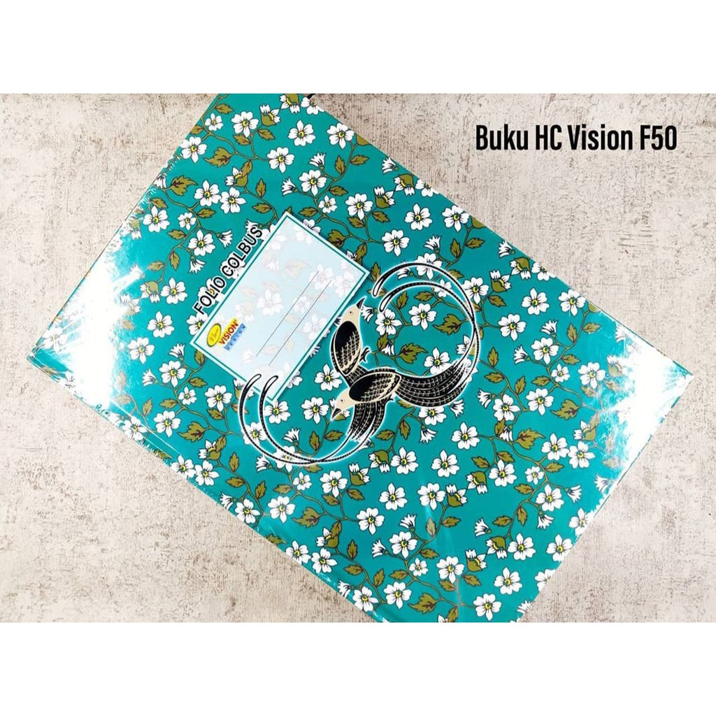 

(PCS) BUKU HARDCOVER FOLIO VISION 50 LEMBAR