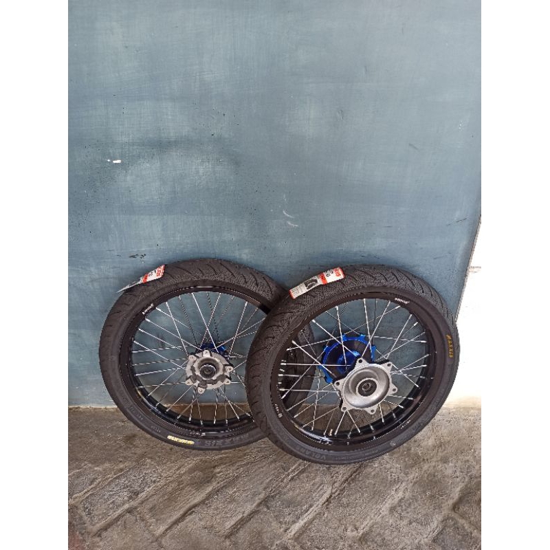 velg semi cacing 160 185 ban maxxis volans  90 80 rata pnp crf150l