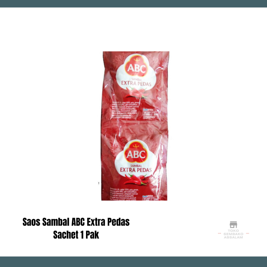 

Saos sambal ABC sachet extra pedas / Saos ABC sachet extra pedas / Saos sambal ABC extra pedas / Saos ABC 1 pack