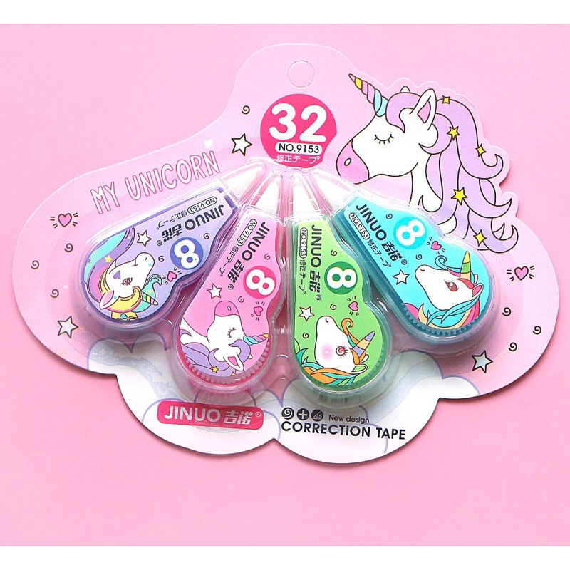

SM - CORRECTION TAPE 4in1 UNICORN / ALAT TULIS SEKOLAH / STATIONERY