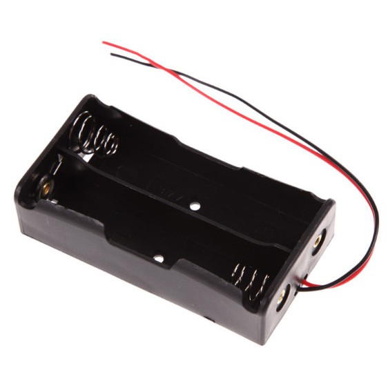 KOTAK BATERAI 18650 BATTERY HOLDER 2S SERI 3.7V LI-ION LITHIUM