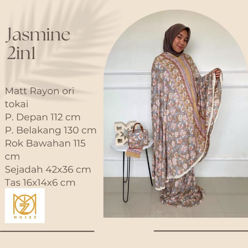 MUKENA Jasmine Rayon 2in1 By MOIZZ