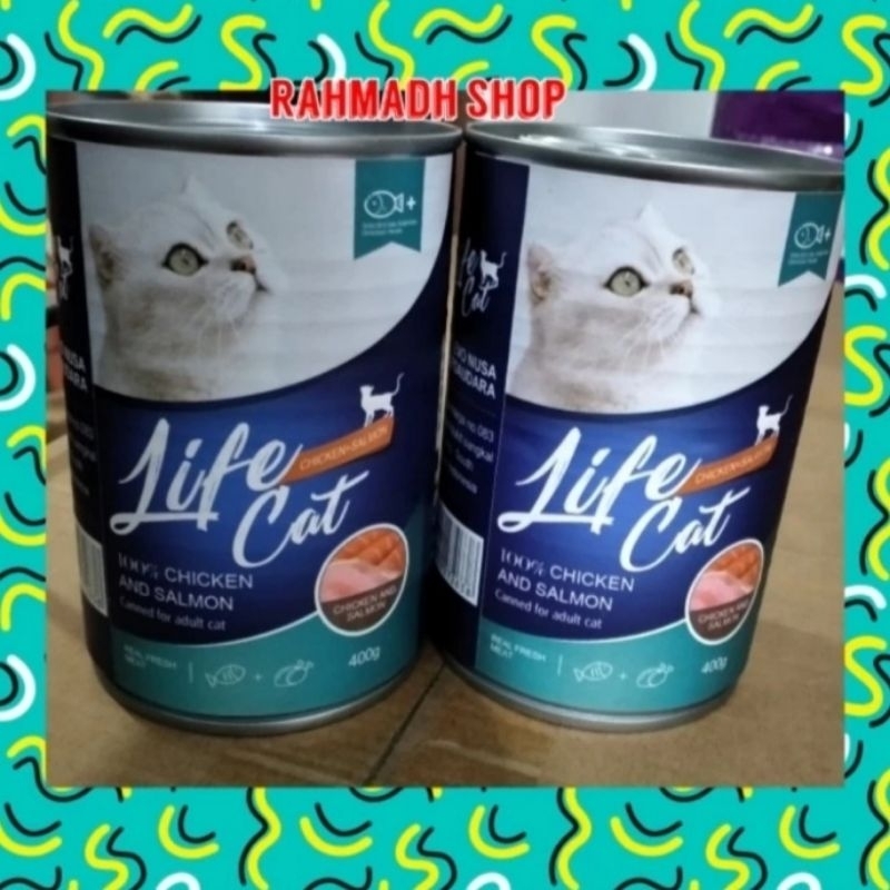 Life Cat Kaleng 400gr 1 Dus KHUSUS GOJEK