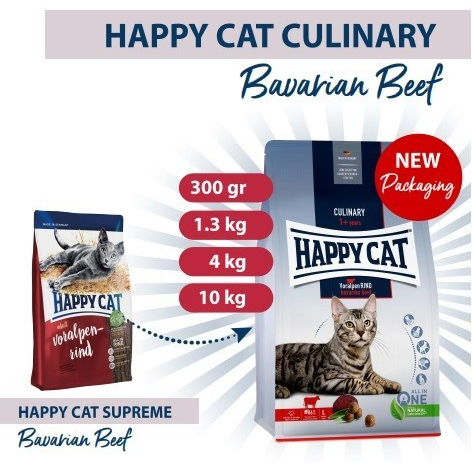 Happy Cat Supreme Beef 1kg 1 kg (Repack) - Makanan Kucing