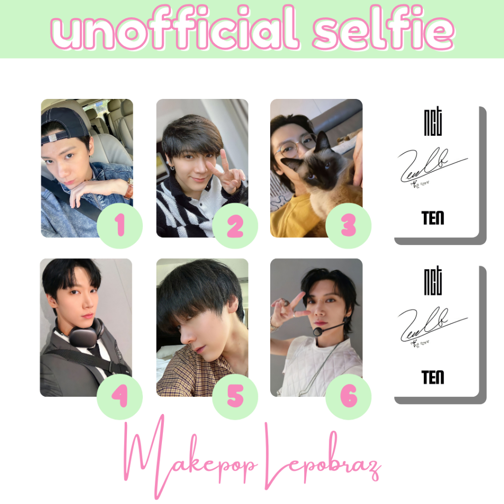 [PART 2A] [MIN. 3 PC] NCT WAYV UNOFFICIAL SELFIE - BOYFRIENDABLE JAEMIN SUNGCHAN SHOTARO TEN LUCAS YUTA