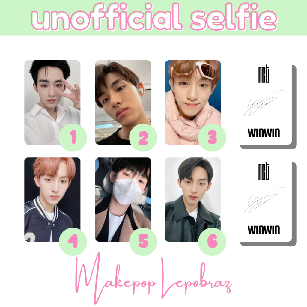 [PART 4A] [MIN. 3 PC] NCT WAYV UNOFFICIAL SELFIE - BOYFRIENDABLE HAECHAN JUNGWOO JAEHYUN JOHNNY WINWIN