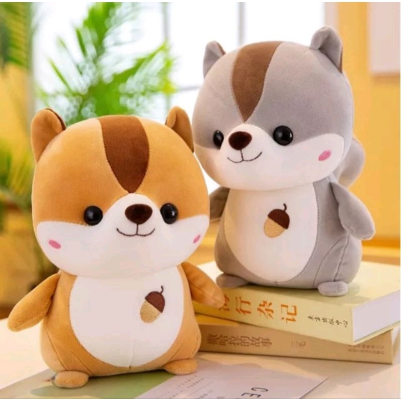 Boneka Tupai SNI lucu banget plush doll lembut mainan mewah untuk anak