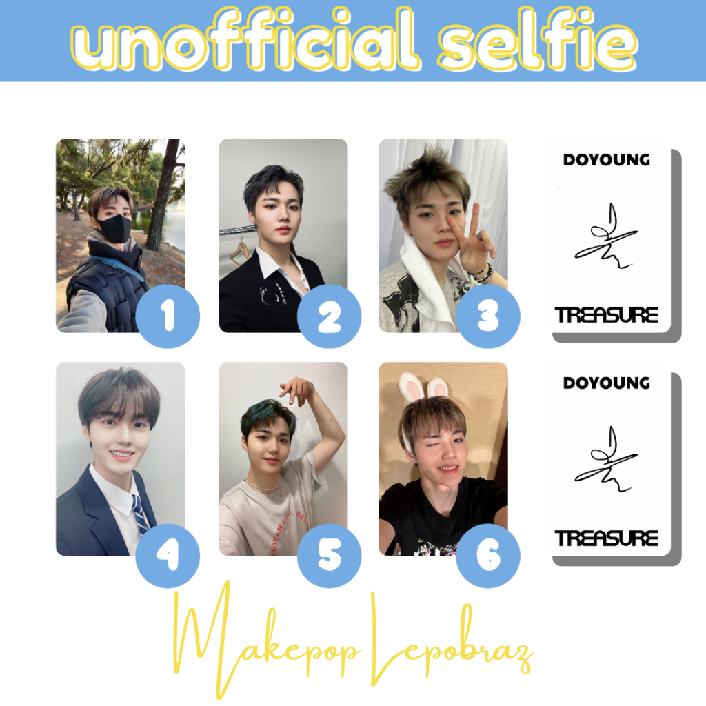 [PART 2] [MIN. 3 PC] TREASURE UNOFFICIAL SELFIE - BOYFRIENDABLE PC JUNKYU HARUTO ASAHI JUNGHWAN YOSHI DOYOUNG