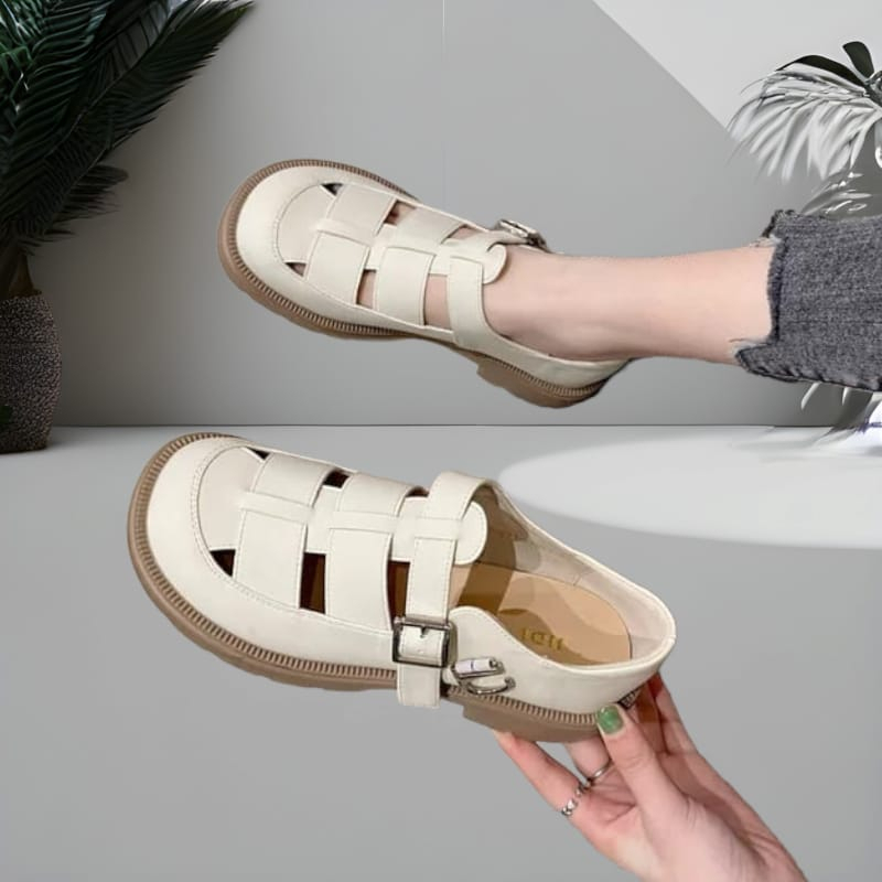 Sandal Sepatu Wanita Versi Korea /Sepatu Loafers Wanita Fashion Import Wedges Wanita