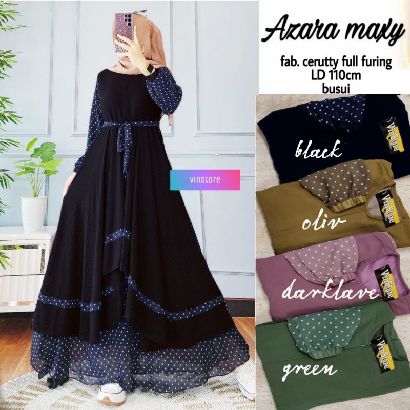 azara maxy gamis by vinstore