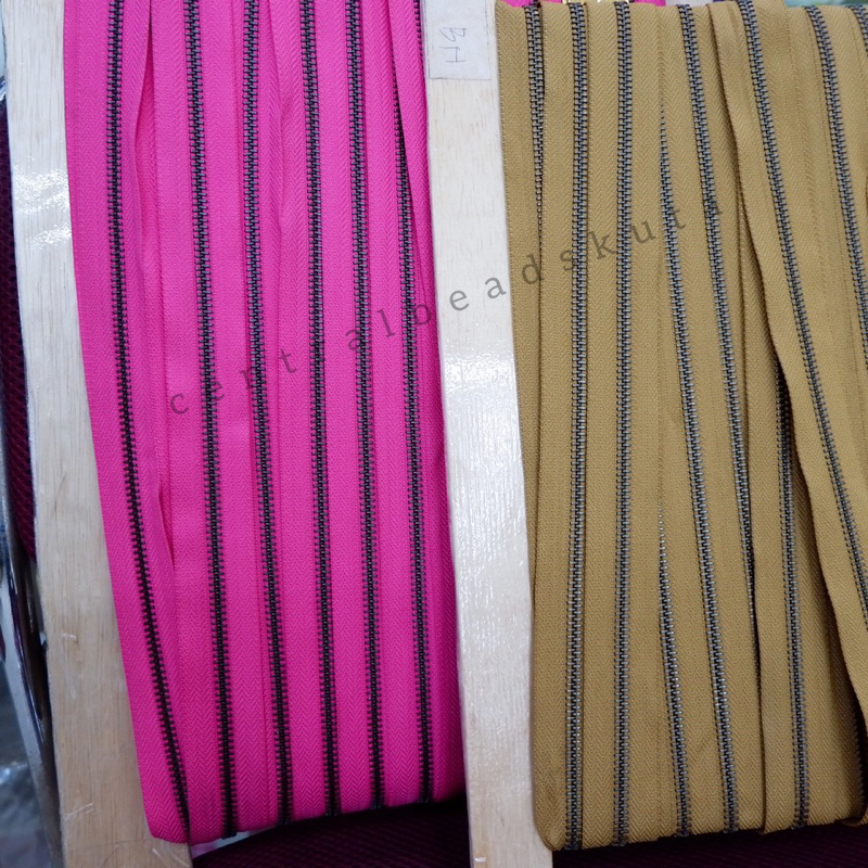 (meteran) DAUN RESLETING BESI 5 Black Nikel / DAUN RESLETING BESI