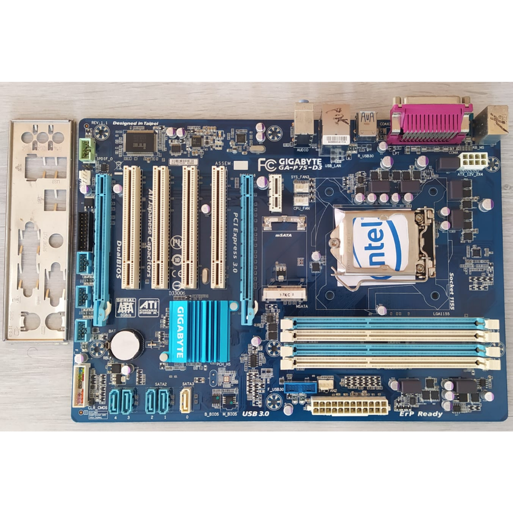 Motherboard P75 Gigabyte (GA-P75-D3) LGA 1155 Mainboard Mobo