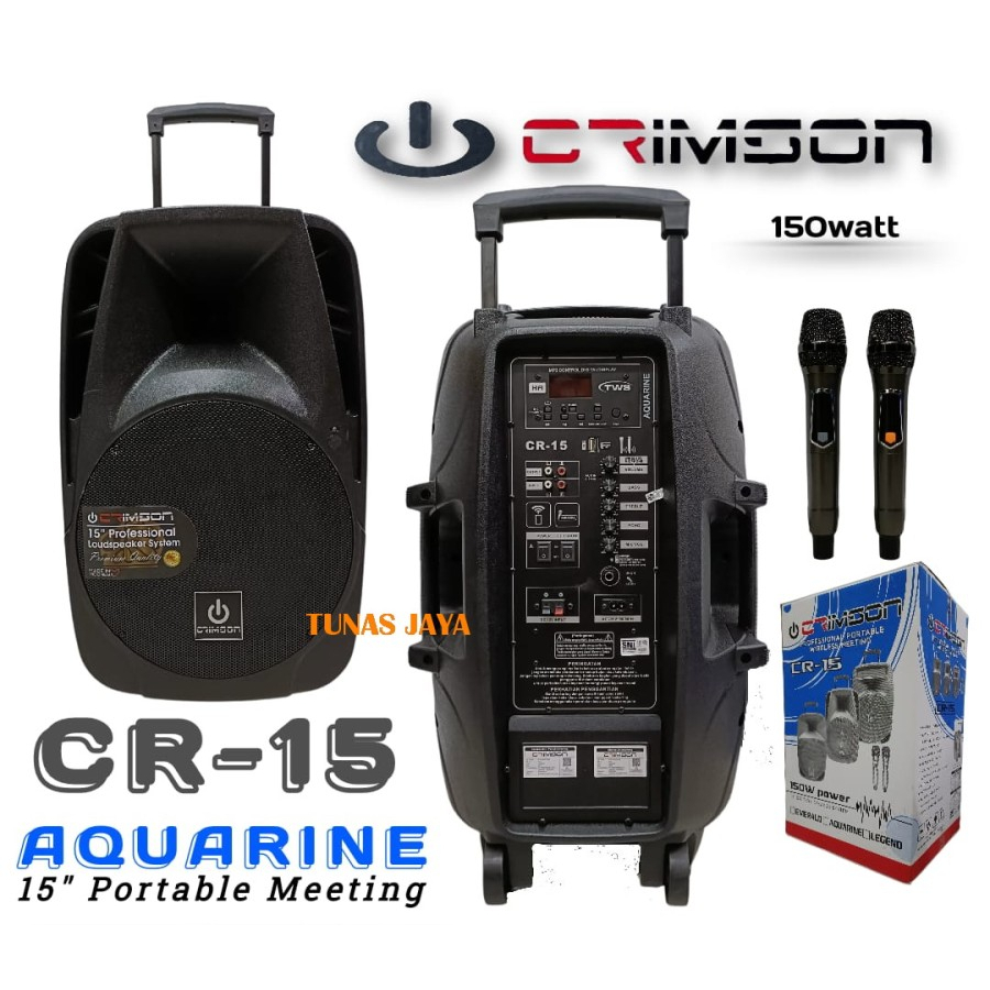 Speaker Meeting 15 Inch Crimson CR15 CR-15 Aquarine