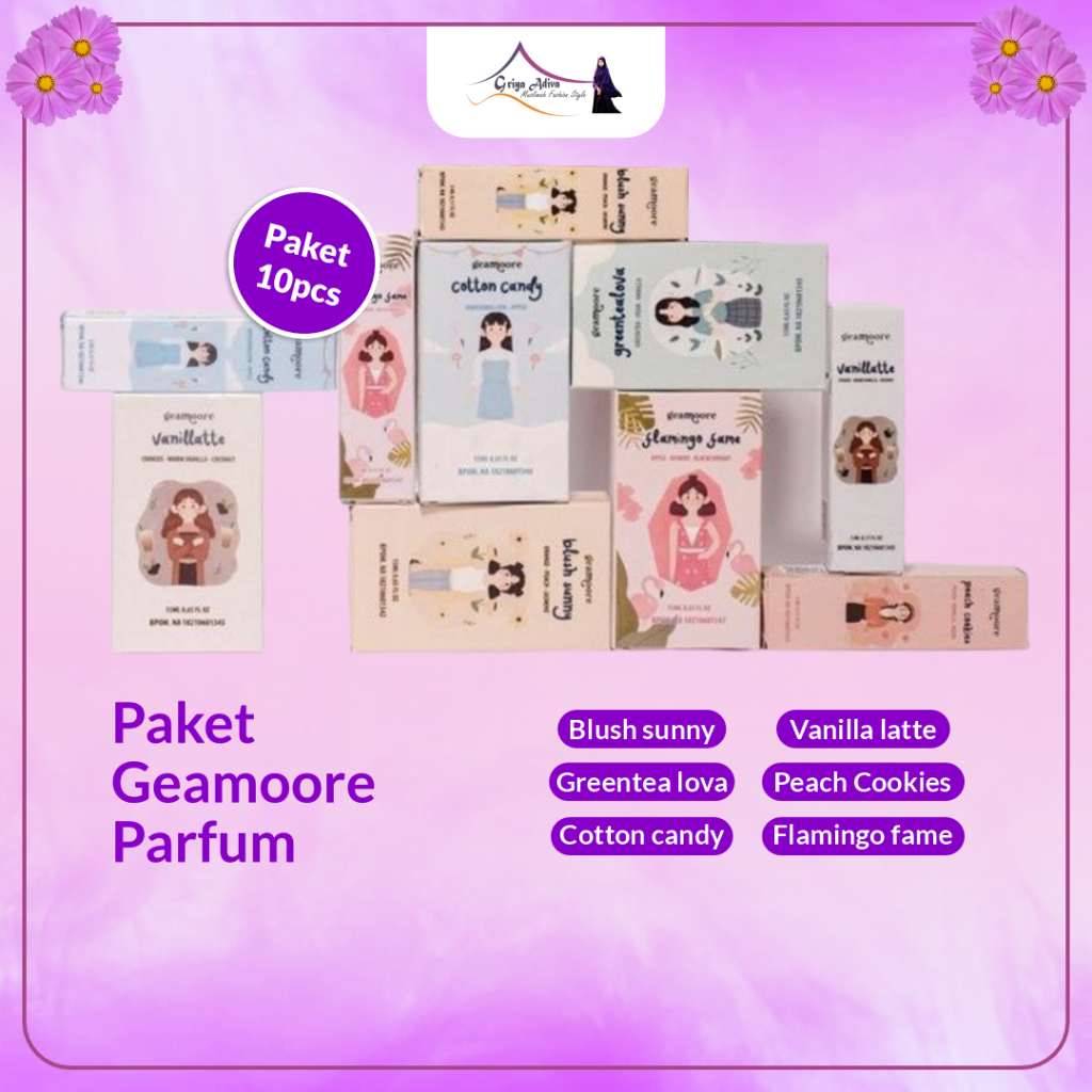 Paket Usaha Geamoore Spray Parfume 15ml Inspired Parfum Isi 10
