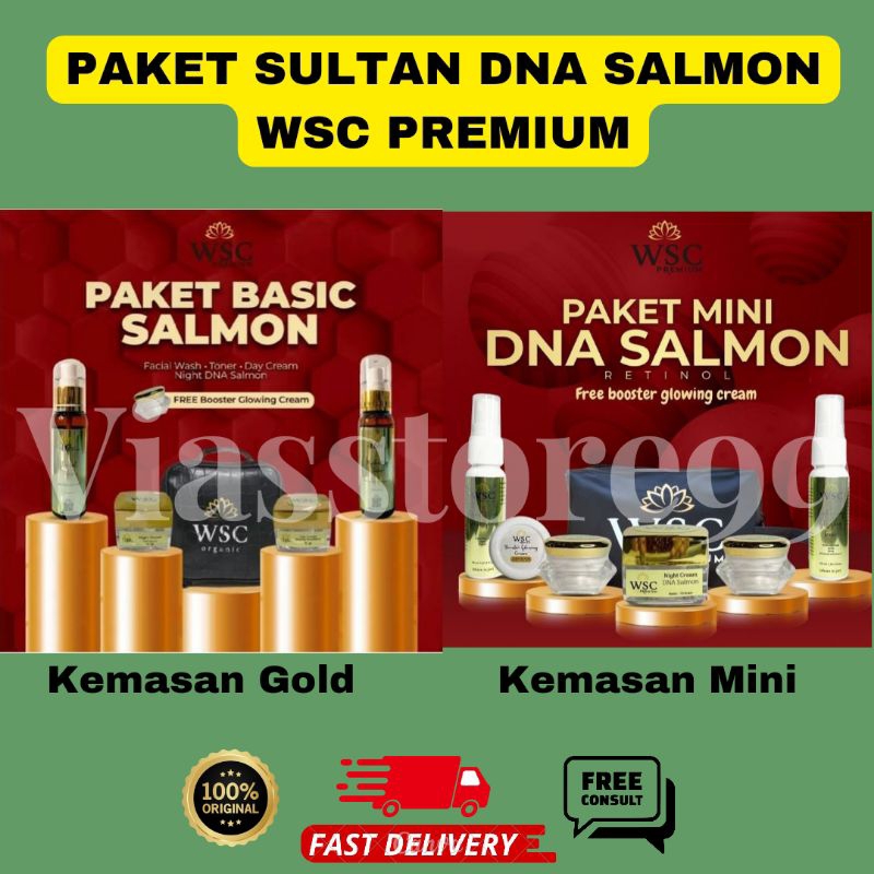PAKET SULTAN MINI BESAR GOLD DNA SALMON WSC ORGANIC PREMIUM
