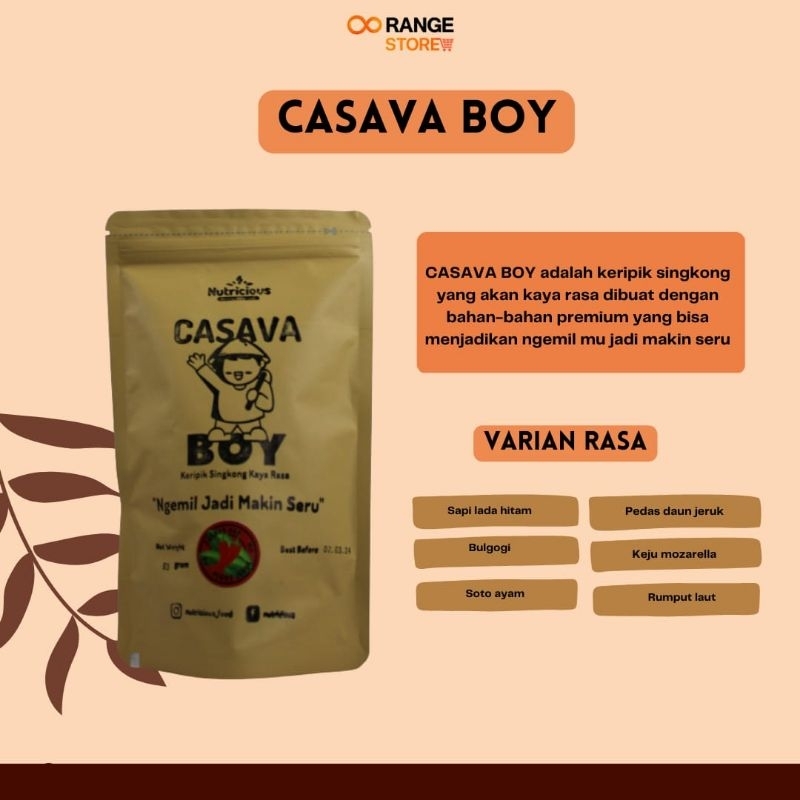 

Casava Boy Keripik Singkong Aneka Rasa