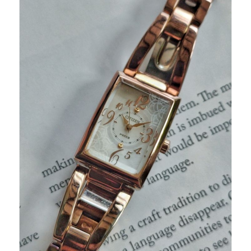 Citizen Wicca Lady Ornamental Cutting Glass Seiko Lady