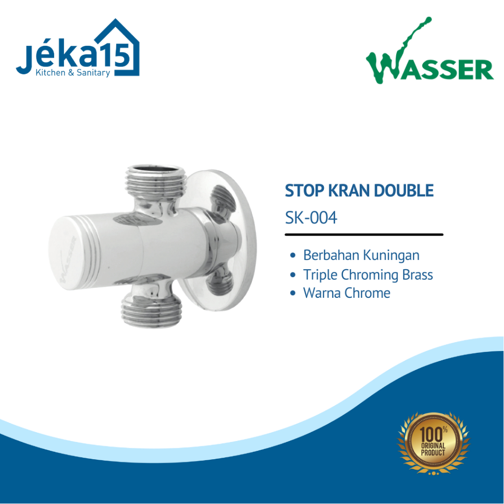 WASSER STOP KRAN DOUBLE SK-004