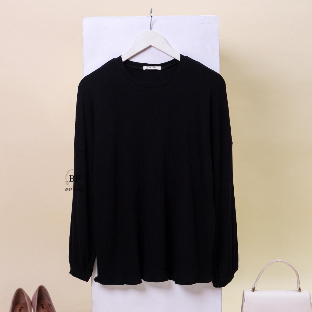 BF Label - Aurora Knit Top | Long Sleeve Knit | Knit Top Korean Style Murah