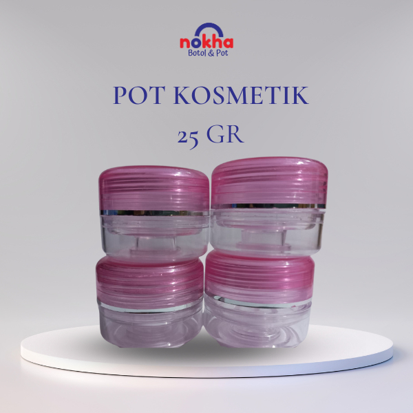 Pot Cream 25 Gr Pot Plastik 25 GR Pot Kosmetik 25 gr Pot Salep 25gr Pot Krim Pot 25 Gr