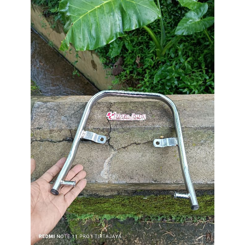 begel pegangan sadel belakang honda gl max pro neotek repro chrome