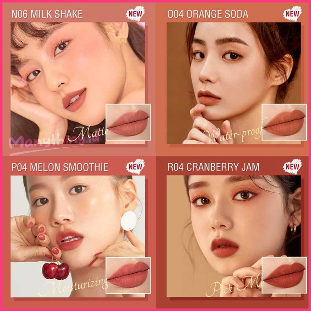 [BPOM] PINKFLASH Matte Lipstik Lembut Tahan Lama Pelembab Pigmentasi Tinggi 21Colors