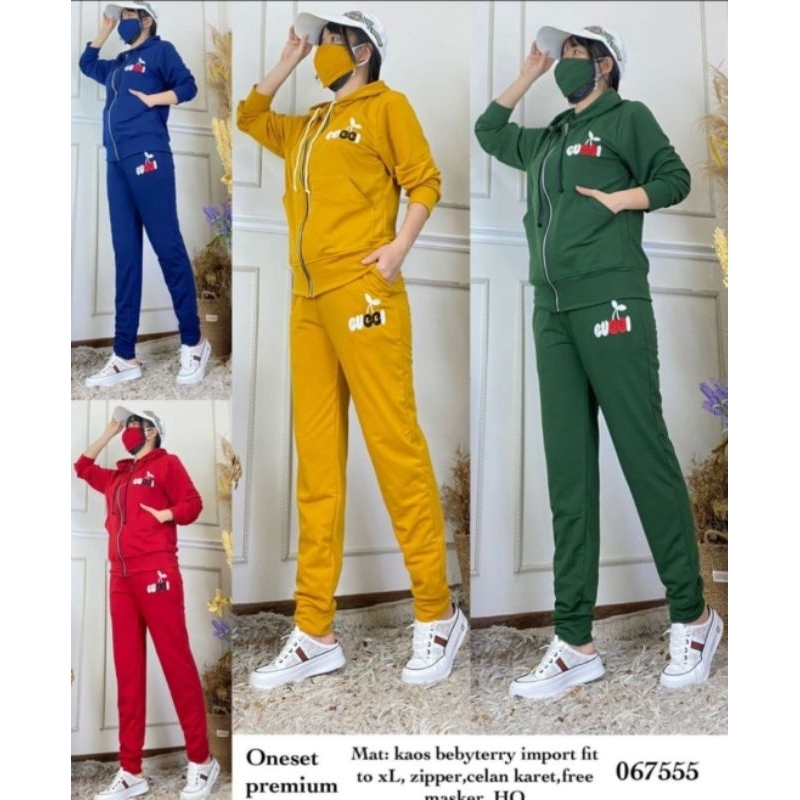 one set/ setelan babyterry premium