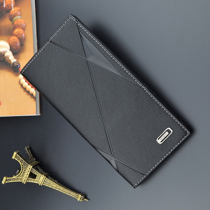 DOMPET LIPAT PRIA PANJANG IMPORT KULIT HITAM NEVERO WA672B5 BRANDED DISTRO LAKI ORIGINAL SLOT KARTU RESLETING UANG KOIN COWOK KEREN FASHION KEKINIAN REMAJA DEWASA PREMIUM BATAM SIMPLE