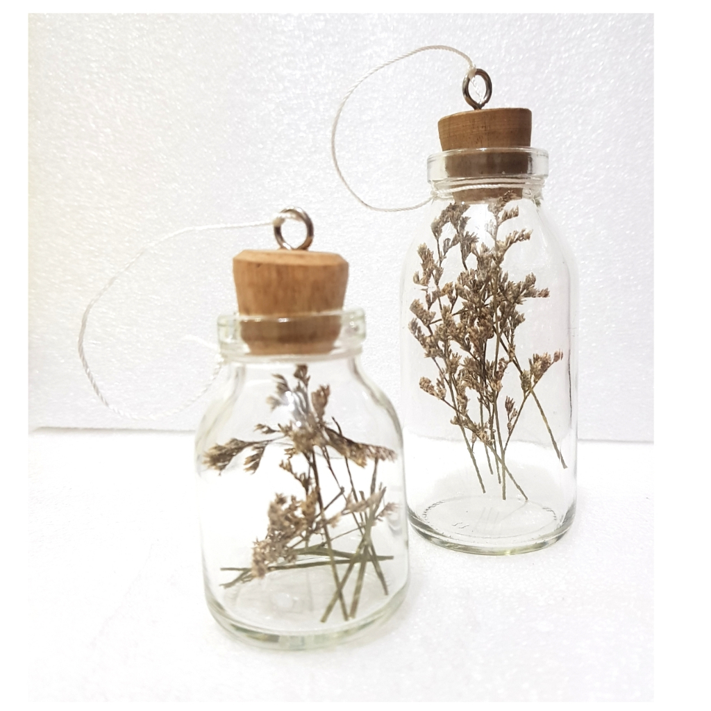 Botol Hiasan Vintage / Botol Kaca Souvenir / BOTOL KACA TUTUP KAYU BOTOL SOUVERNIR HAMPERS ESTETIK / WISH JAR AESTHETIC jkrta