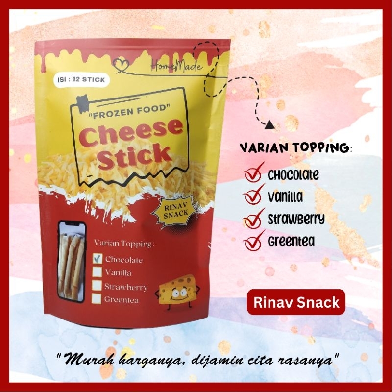 

[RINAV SNACK] - CHEESE STICK / Stick Keju / Cheese Roll Murah / Frozen Food
