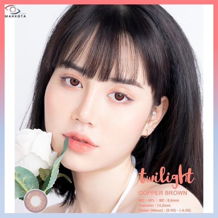 SOFTLENS l TWILIGHT NORMAL MINUS (-0.50 S/D -2.50) BY IRISLAB / DIA 14.2MM / FREE LENSCASE / Softlen Soflen Soflens