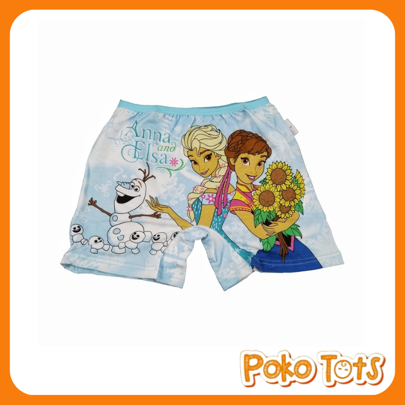 Jessie &amp; Mike Celana Dalam Motif Frozen Semi Long Boxer Anak Perempuan