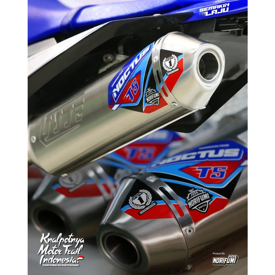 Knalpot NORIFUMI NOCTUS CRF 150 T3 T4 T5 klx150 BF crf150l
