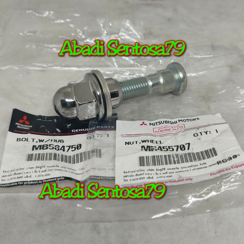 BAUT DAN MUR RODA XPANDER TRITON DAN PAJERO SPORT GENUINE