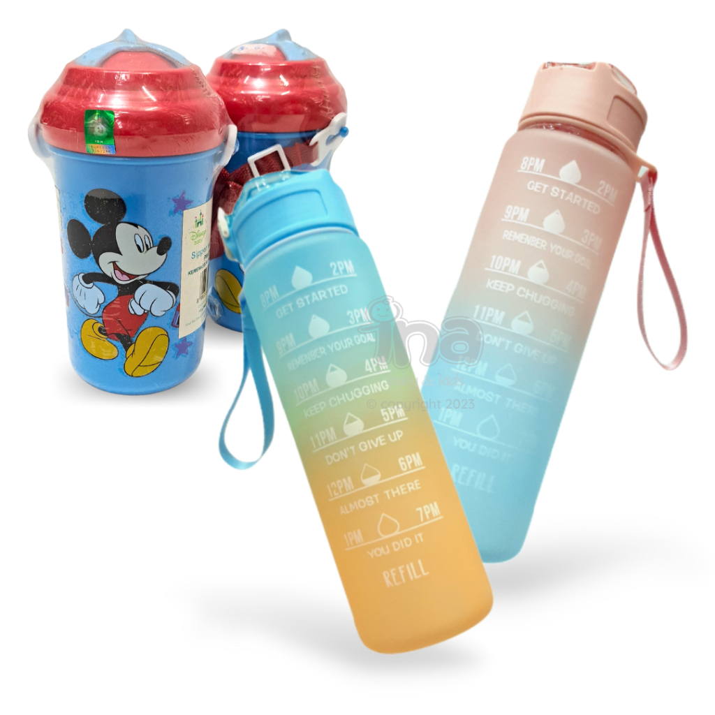 Botol Minum Anak Warna-warni dan Karakter
