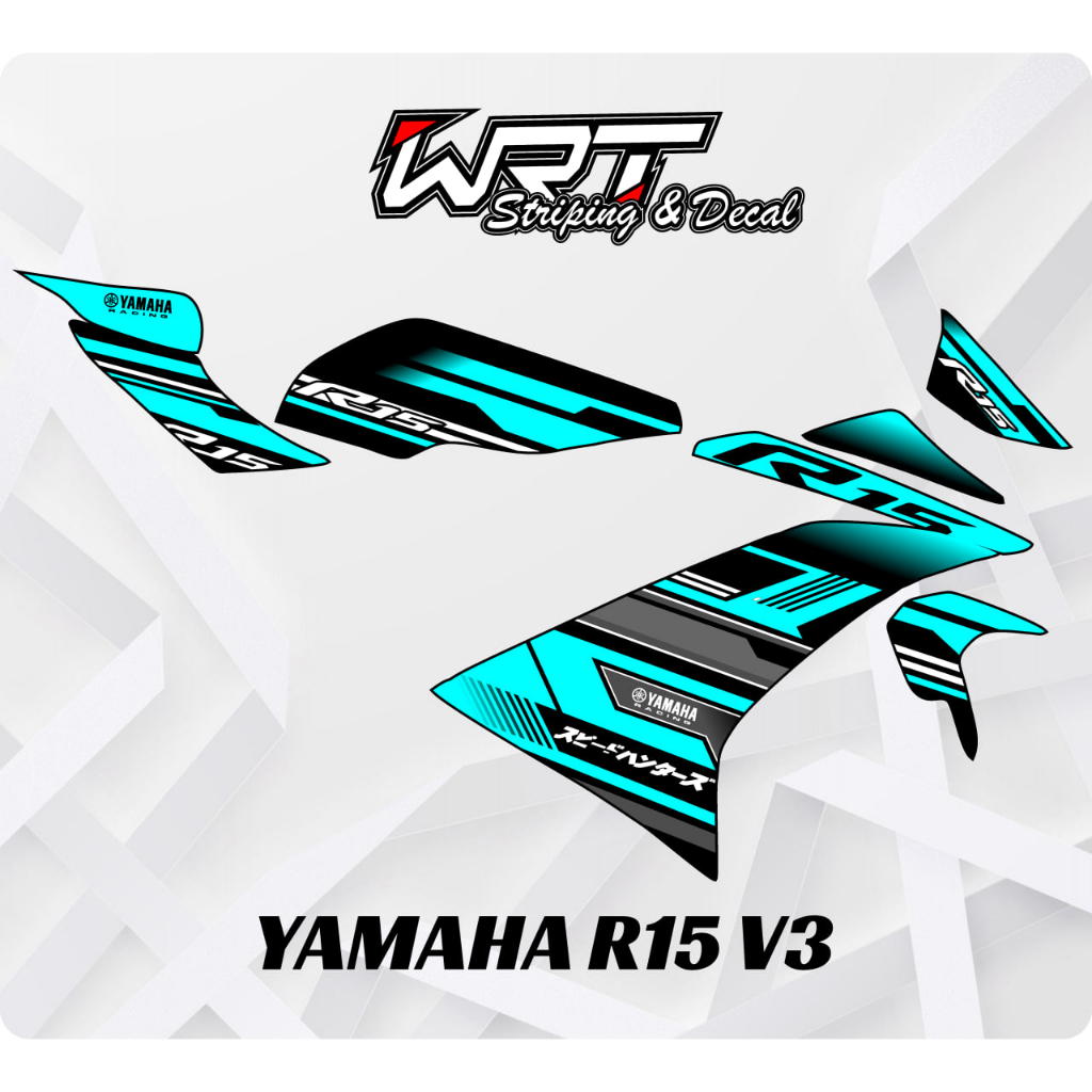 Striping R15 v3-Striping Hologram R15 v3-Stiker R15 v3-Decal R15 v3 Racing v5