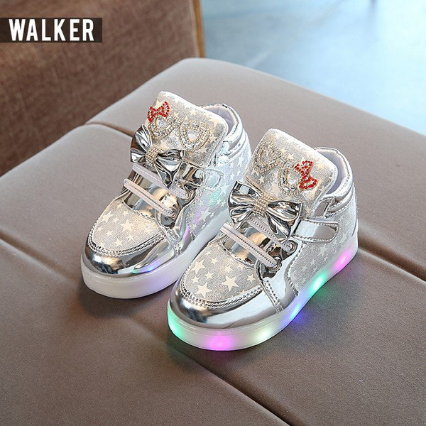 LID3025 – Sepatu Sport Anak Perempuan Casual Bayi Dengan Lampu LED Sekolah- Your Affordable Quality!