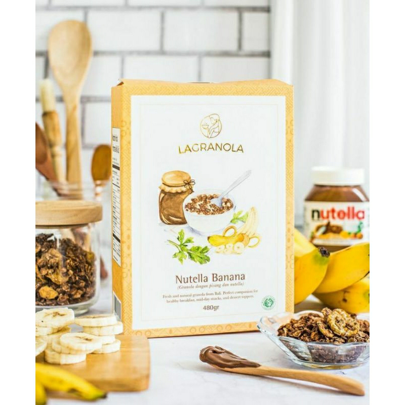 

Homemade Granola Nutella 480gram by Lagranola | Sereal makanan sehat high quality